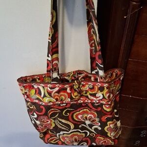 Floral Patterned Tote Bag